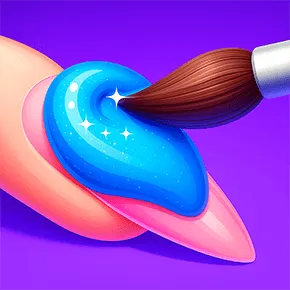 3D Acrylic Nail Icon