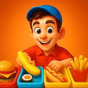Food Sort 3D Icon