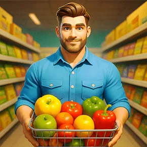 Shop Cashier Simulator 3D Icon